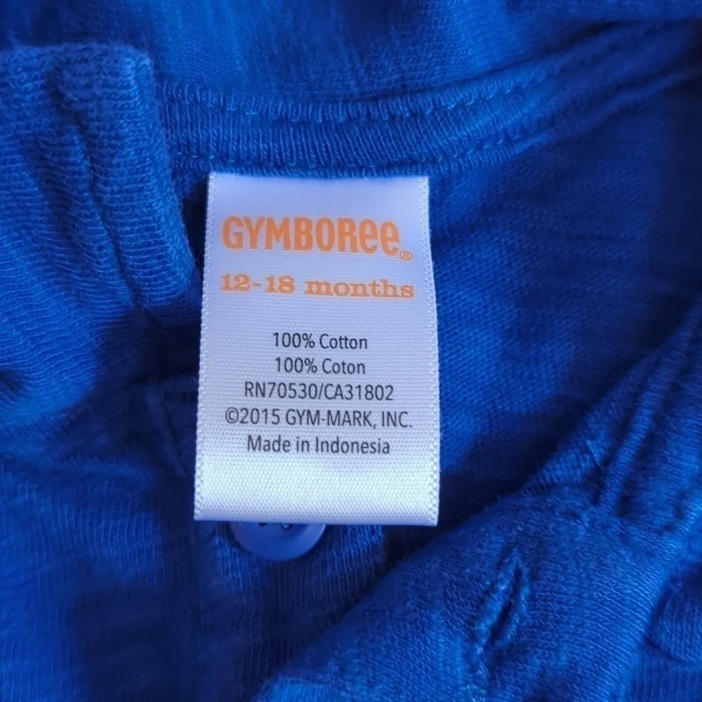 Gymboree Baby Boy Shirt Bundle 2 Polos & Bodysuit 12-18 M & Button Down 18-24M